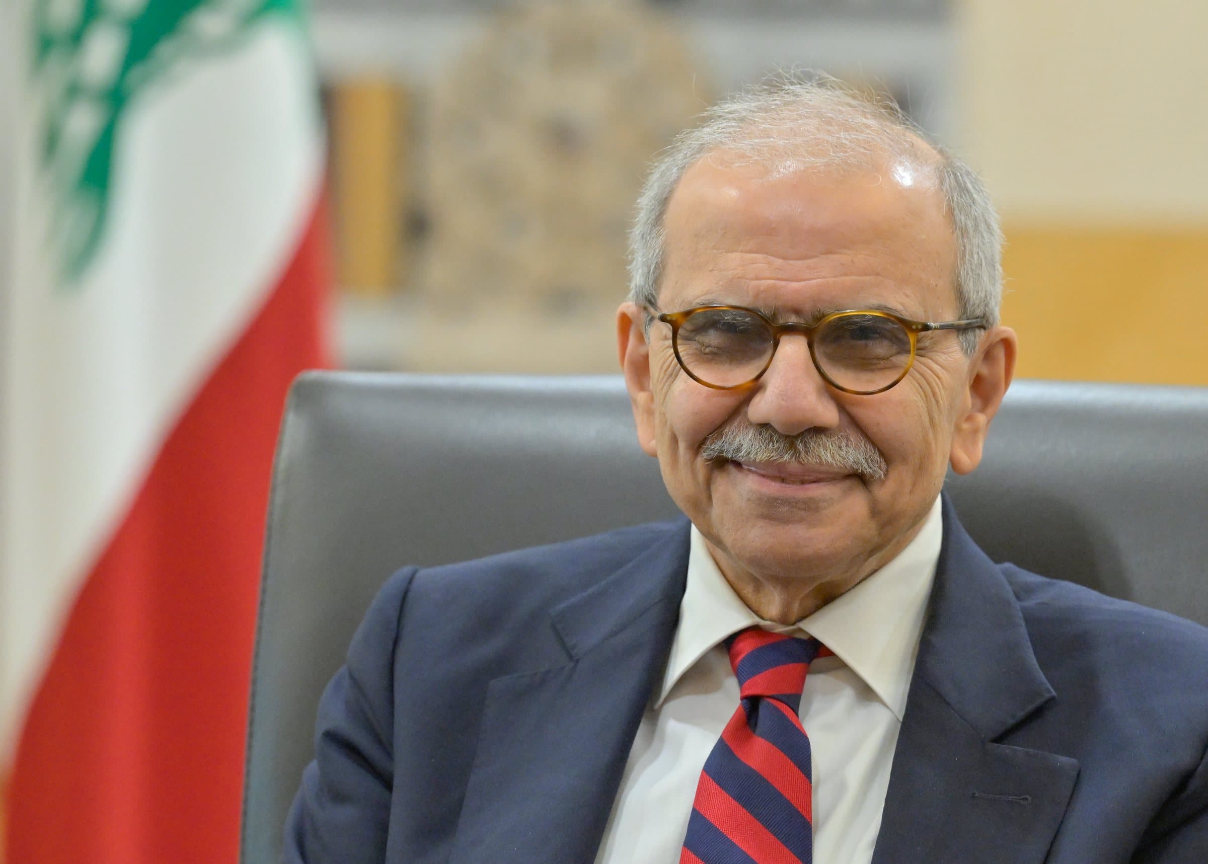 The Lebanese Prime Minister, Dr. Nawaf Salam.