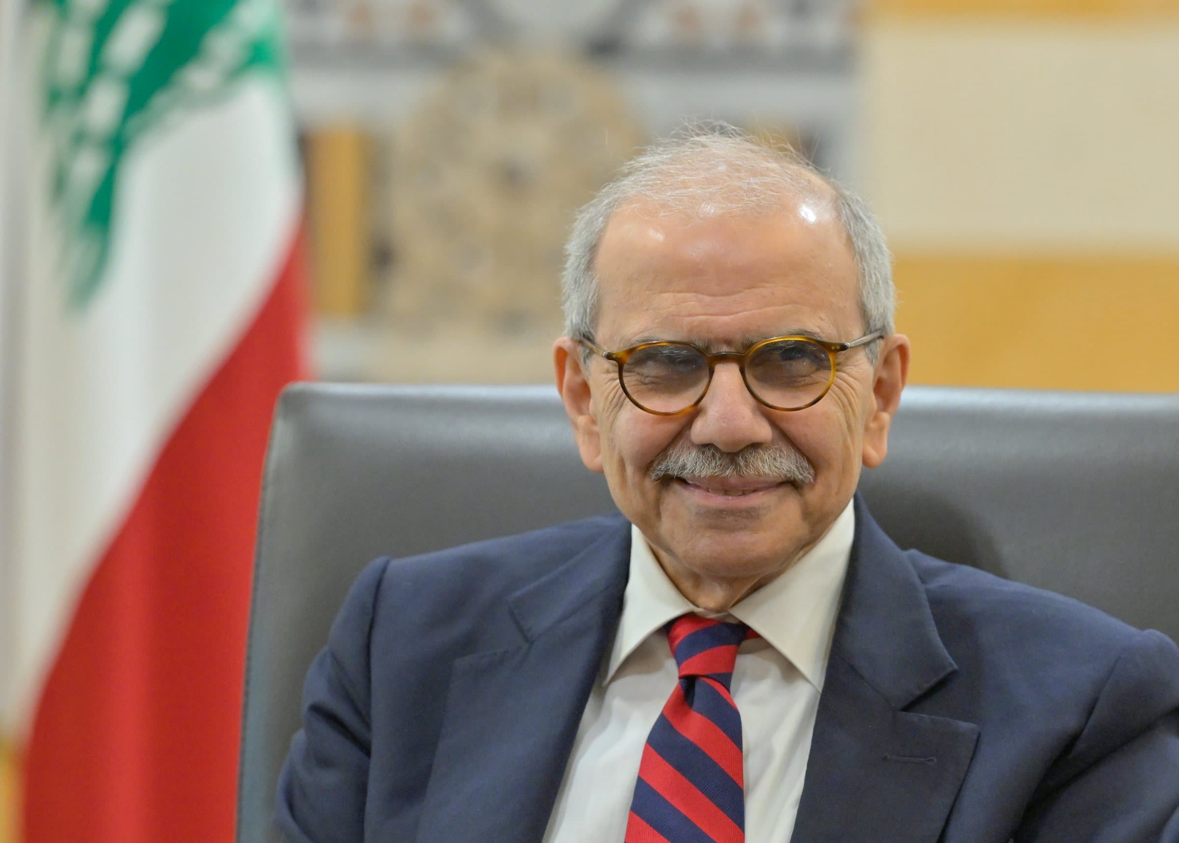 The Lebanese Prime Minister, Dr. Nawaf Salam.